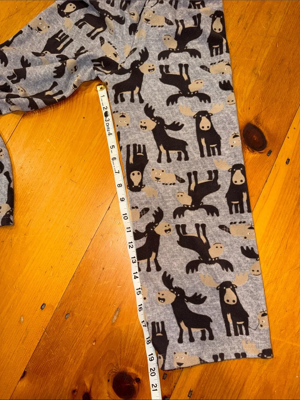 Carters Red Moose Graphic Kids Pajama Set size 7